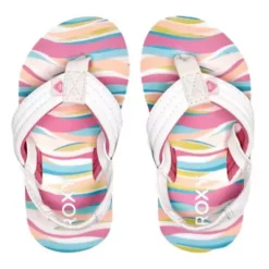 Toddler Girls' Roxy Vista Loreto Flip Flop Sandals -Shoe Store 19571875756 2