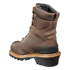 Men's Carhartt Logger 8" Composite Toe Waterproof Insulated Work Boots -Shoe Store 84781604186 2