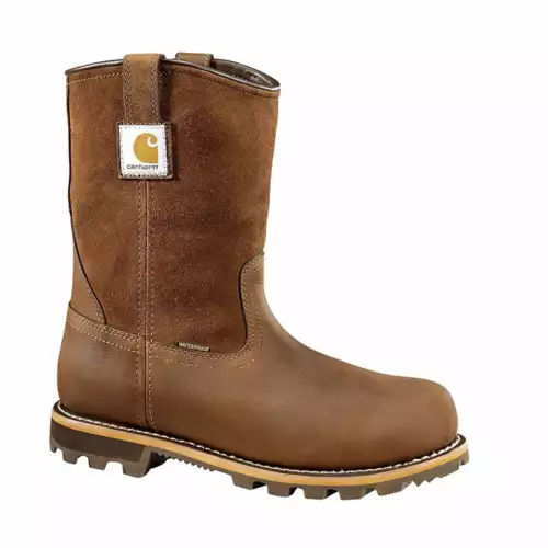 Men's Carhartt Wellington 10" Pull On Soft Toe Waterproof Work Boots 1 Men's Carhartt Wellington 10" Pull On Soft Toe Waterproof Work Boots